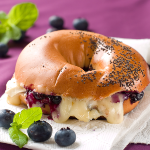 Mortadella & Brie Bagel